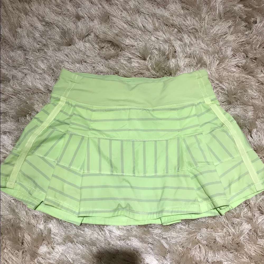 Lululemon Volt striped tennis skirt